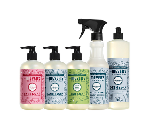 Mrs. Meyer's Holiday 5-Count Home Care Essentials Bundle