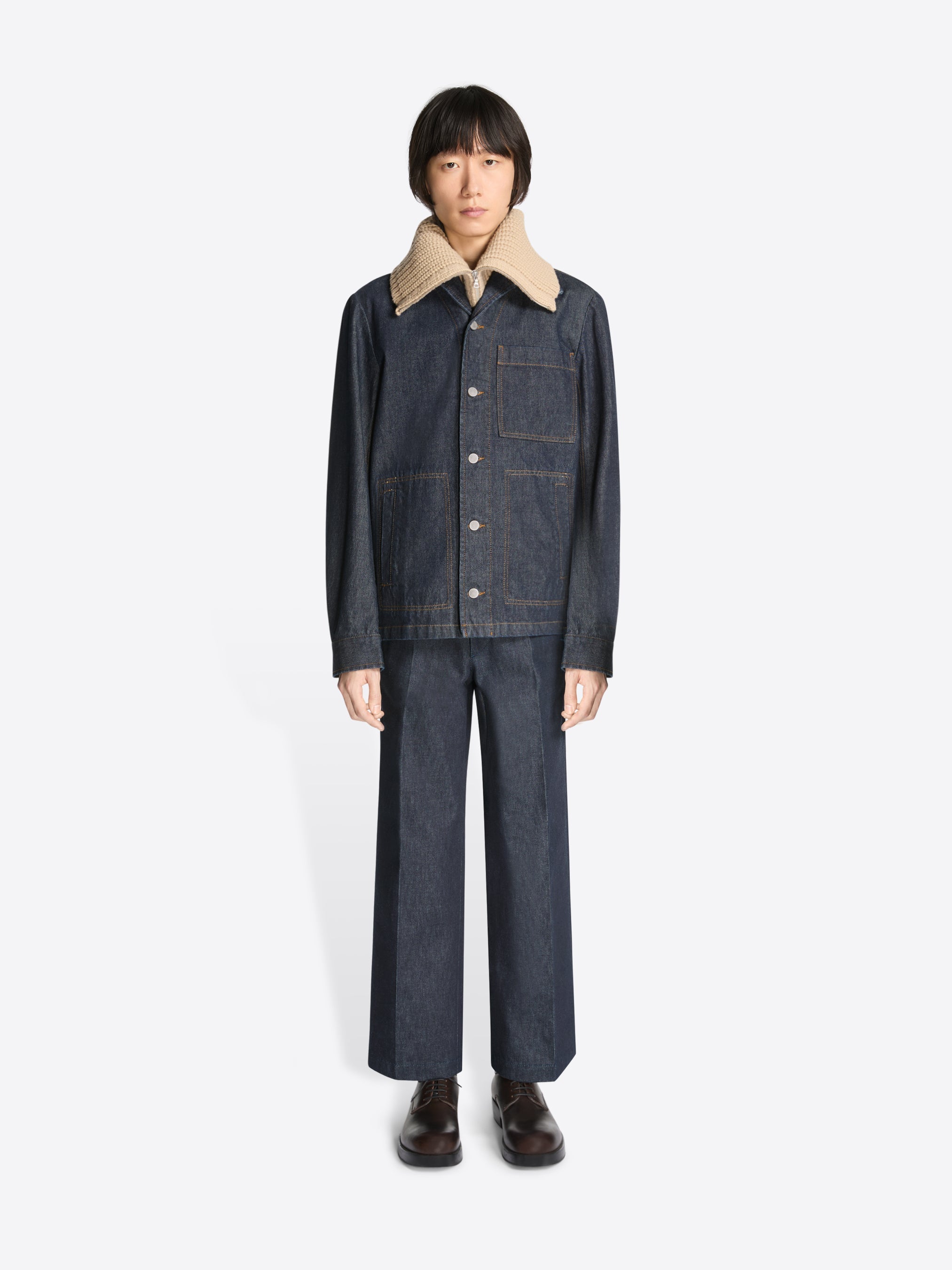 Tailored Denim Pants