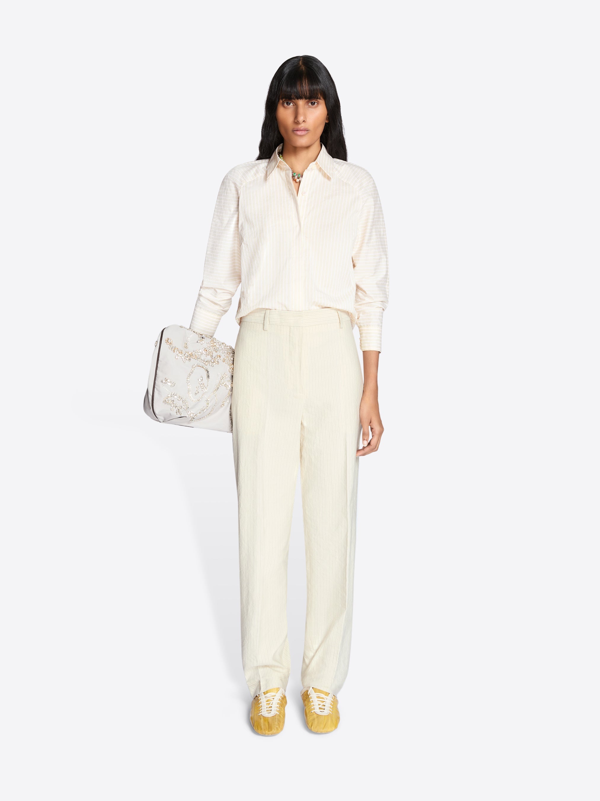 Tailored Cotton Pants