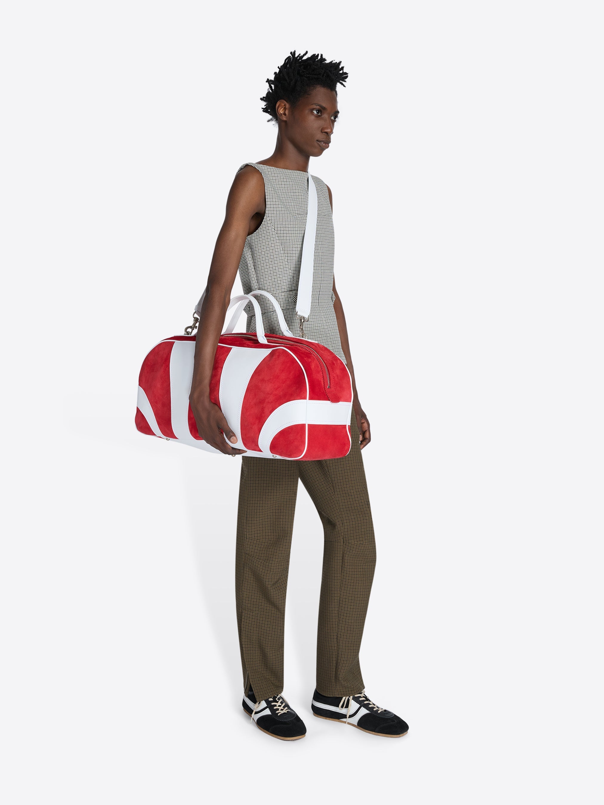 Suede Weekend Bag