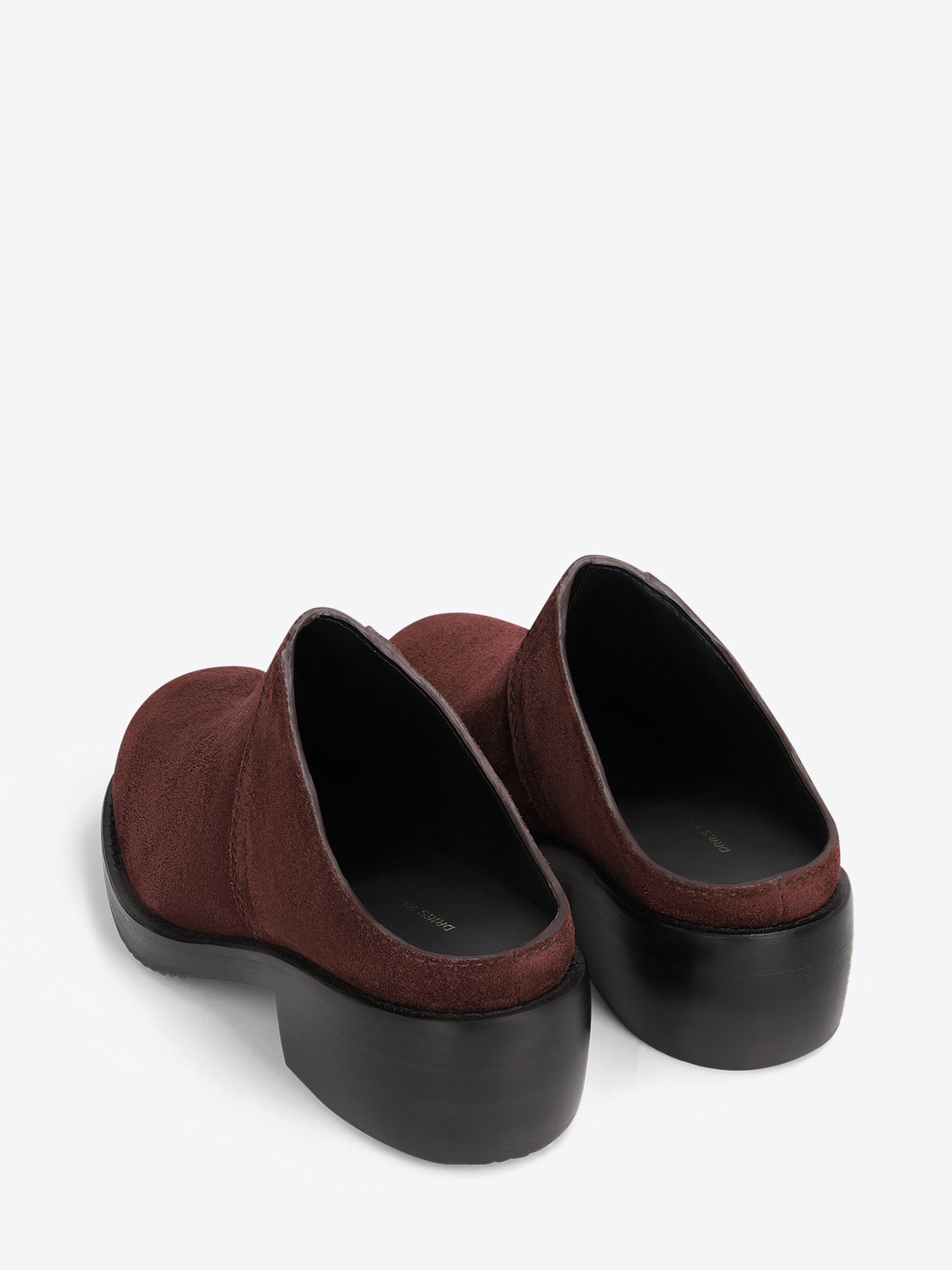 Suede Workwear Mules