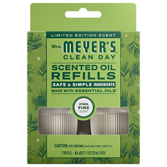 Mrs. Meyer's Iowa Pine 2-Pack Plug-In Scented Oil Refills
