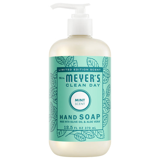 Mrs. Meyer's Mint Garden-Scented Liquid Hand Soap