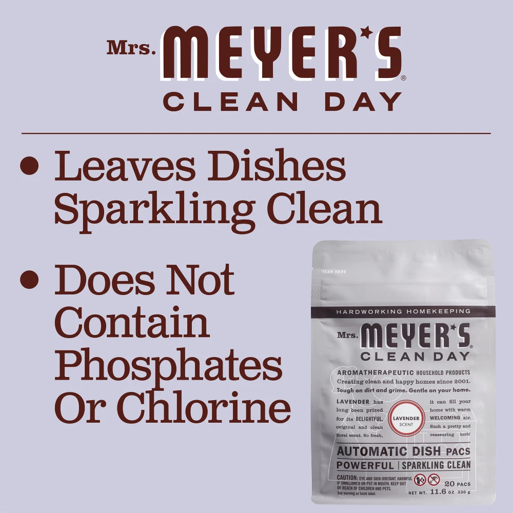 Mrs. Meyer's Lavender Automatic Dishwasher Packs
