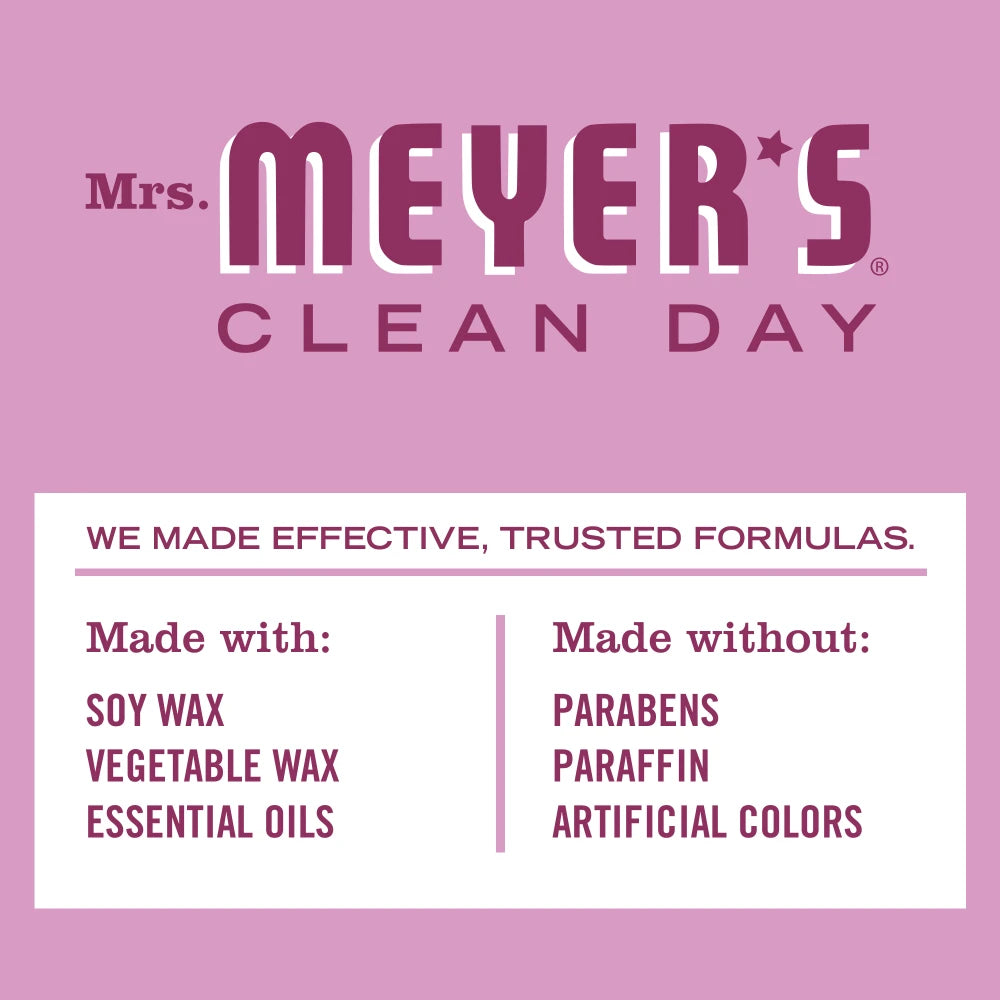 Mrs. Meyer's Peony Small Scented Soy Candle