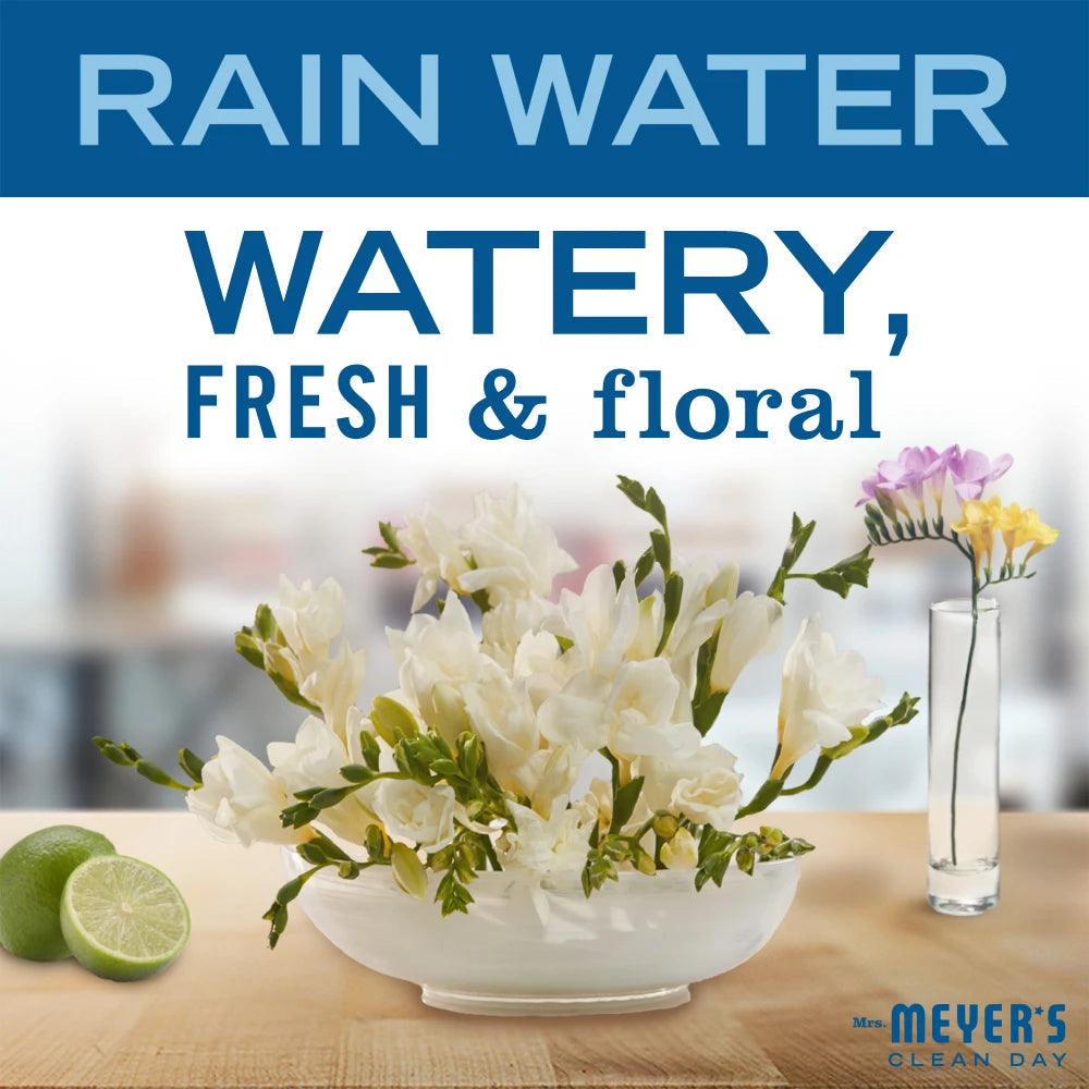 Mrs. Meyer's Rain Water 2-Pack Foaming Hand Soap Concentrate Refills