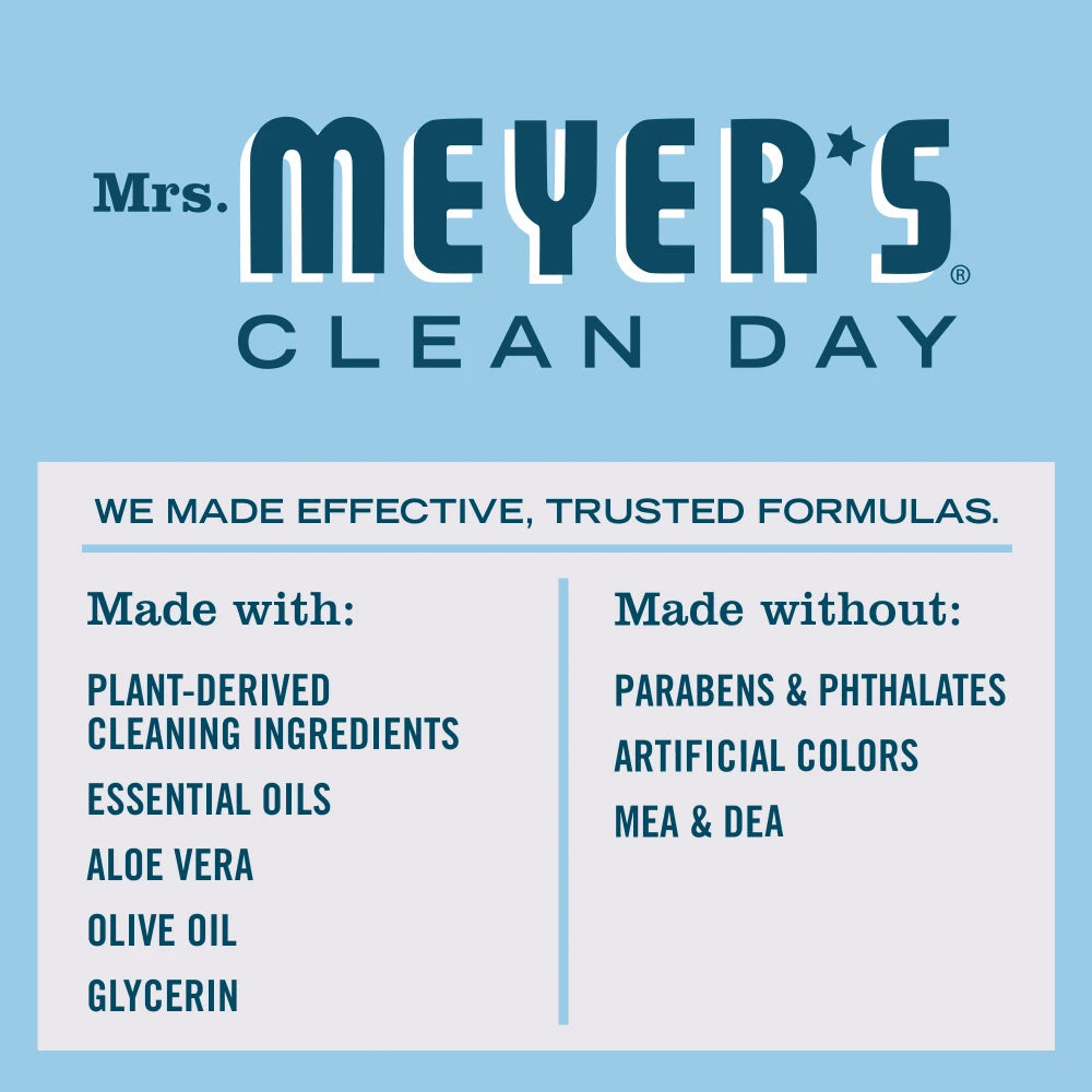 Mrs. Meyer's Rain Water 2-Pack Foaming Hand Soap Concentrate Refills