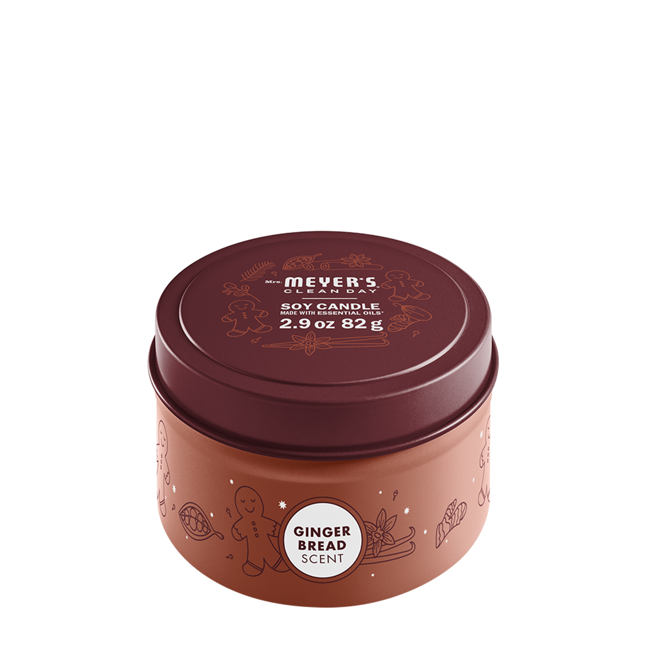 Mrs. Meyer's Gingerbread Garden-Scented Tin Candle