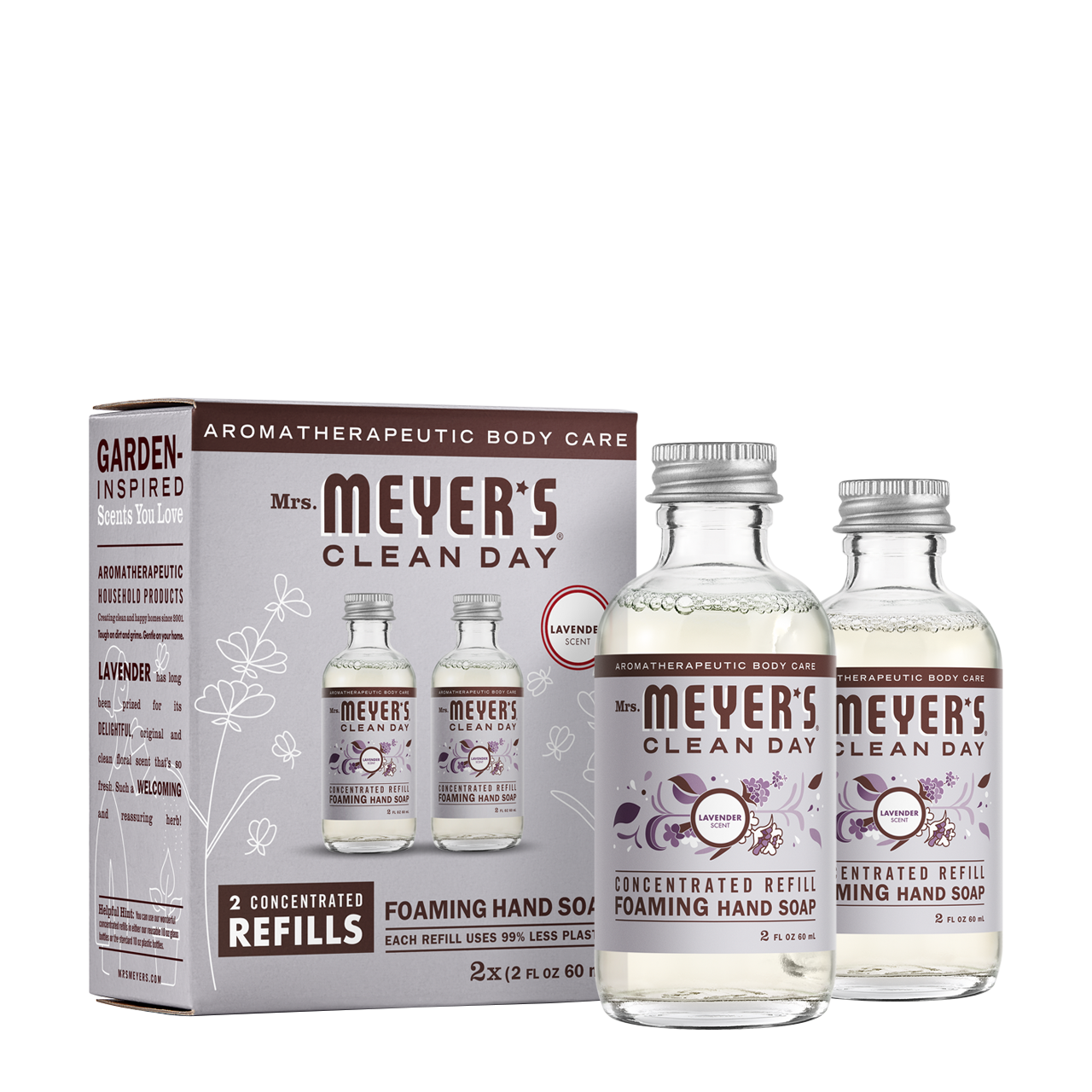 Mrs. Meyer's Lavender 2-Pack Foaming Hand Soap Concentrate Refills