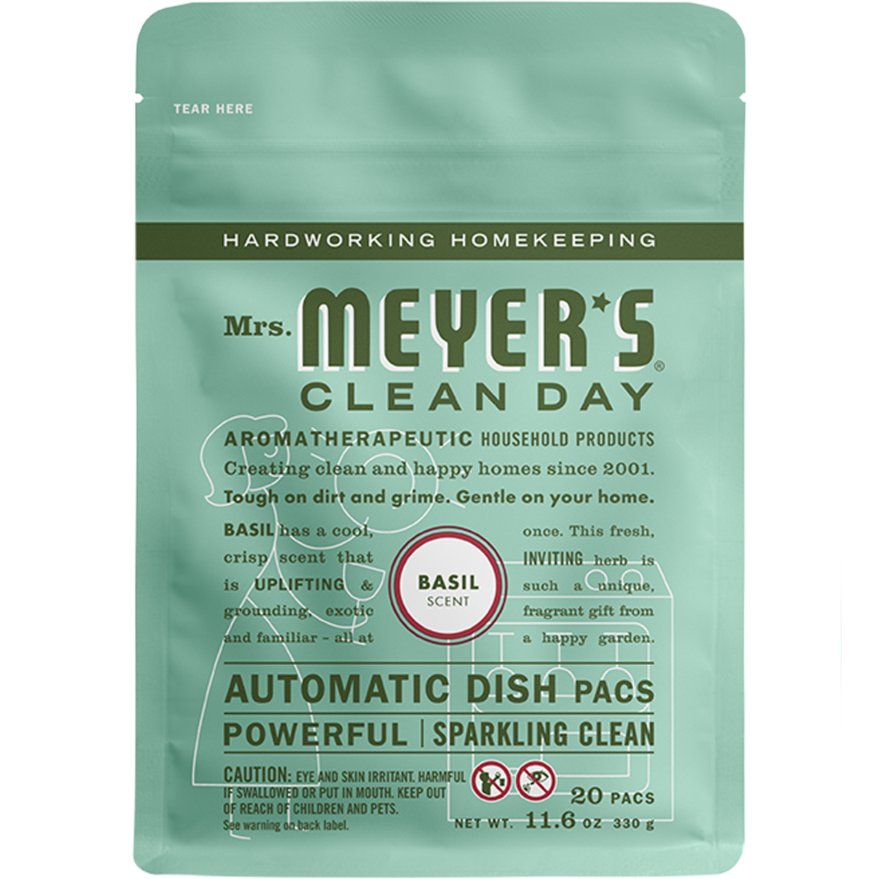 Mrs. Meyer's Basil Automatic Dishwasher Packs