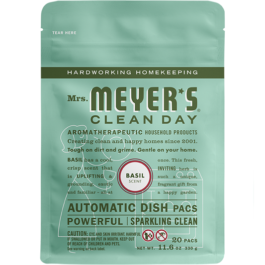 Mrs. Meyer's Basil Automatic Dishwasher Packs
