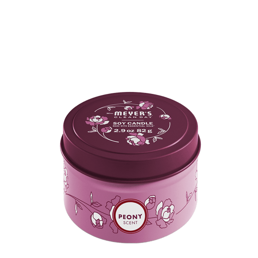 Mrs. Meyer's Peony Garden-Scented Tin Candle
