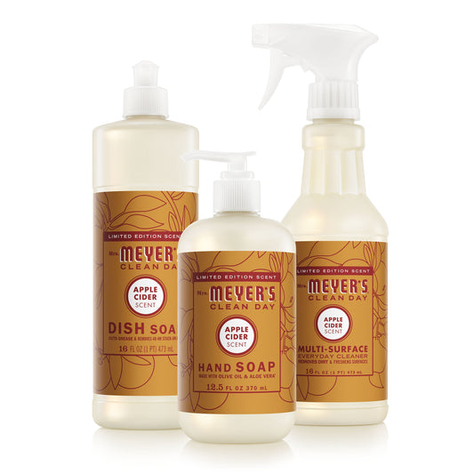Mrs. Meyer's Apple Cider Essential Kitchen Cleaning Set