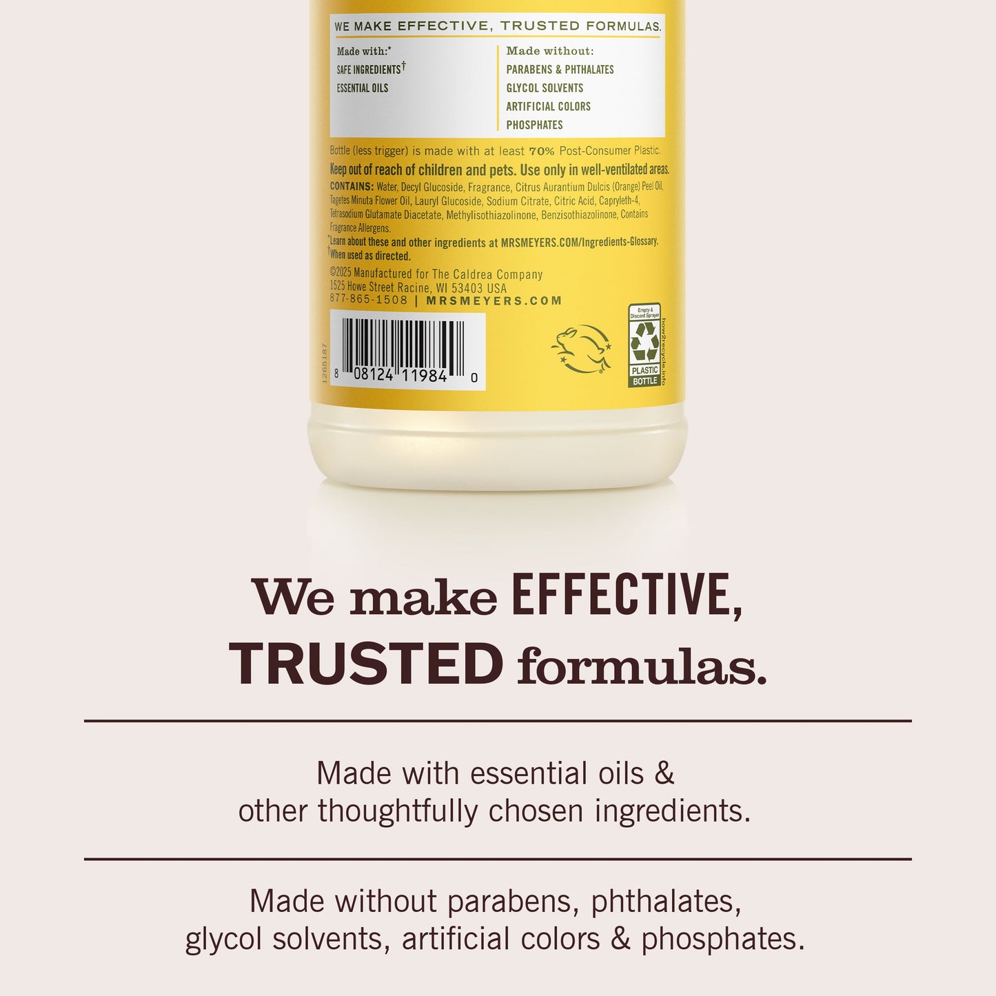 Mrs. Meyer's Dandelion Everyday Multi-Surface Cleaning Spray