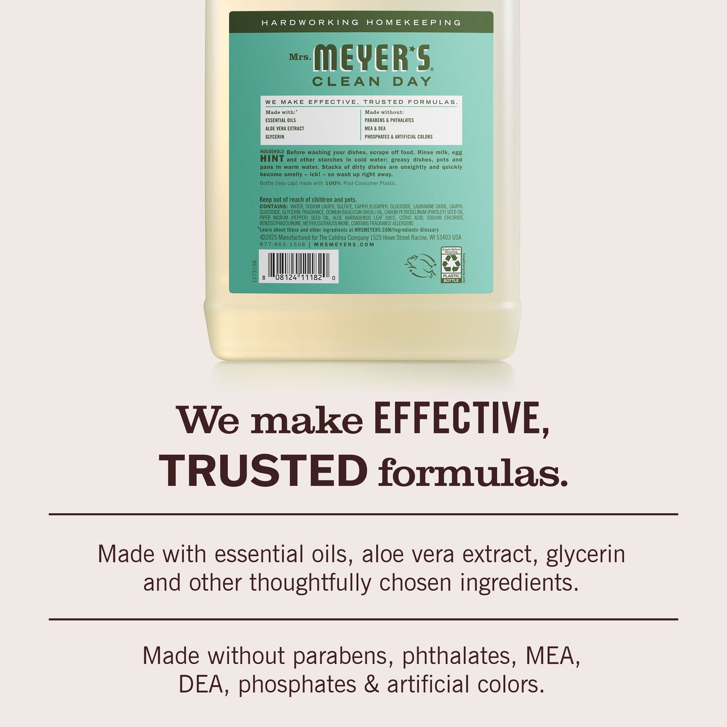 Mrs. Meyer's Basil Refill for Liquid Dish Soap