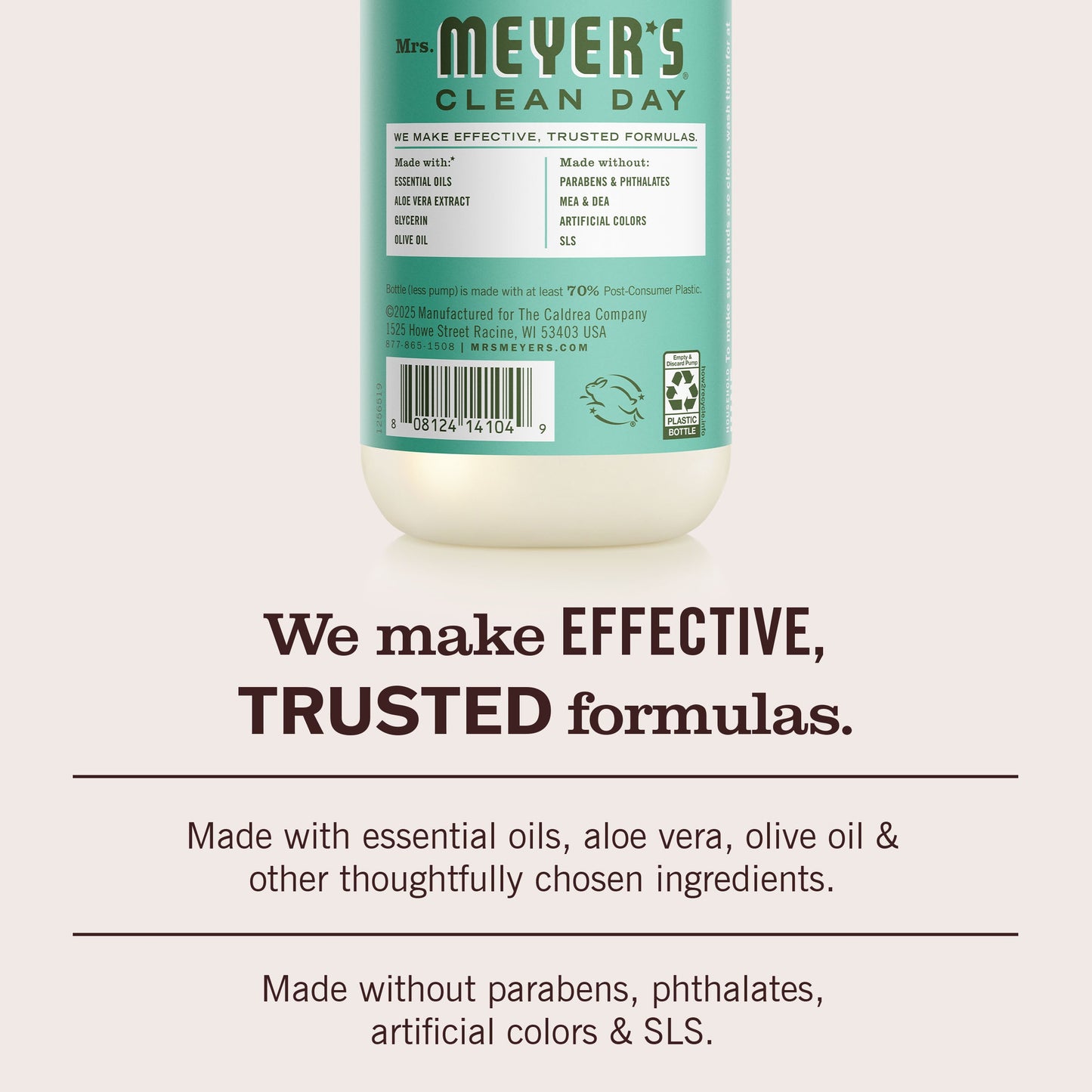 Mrs. Meyer's Basil Garden-Scented Liquid Hand Soap