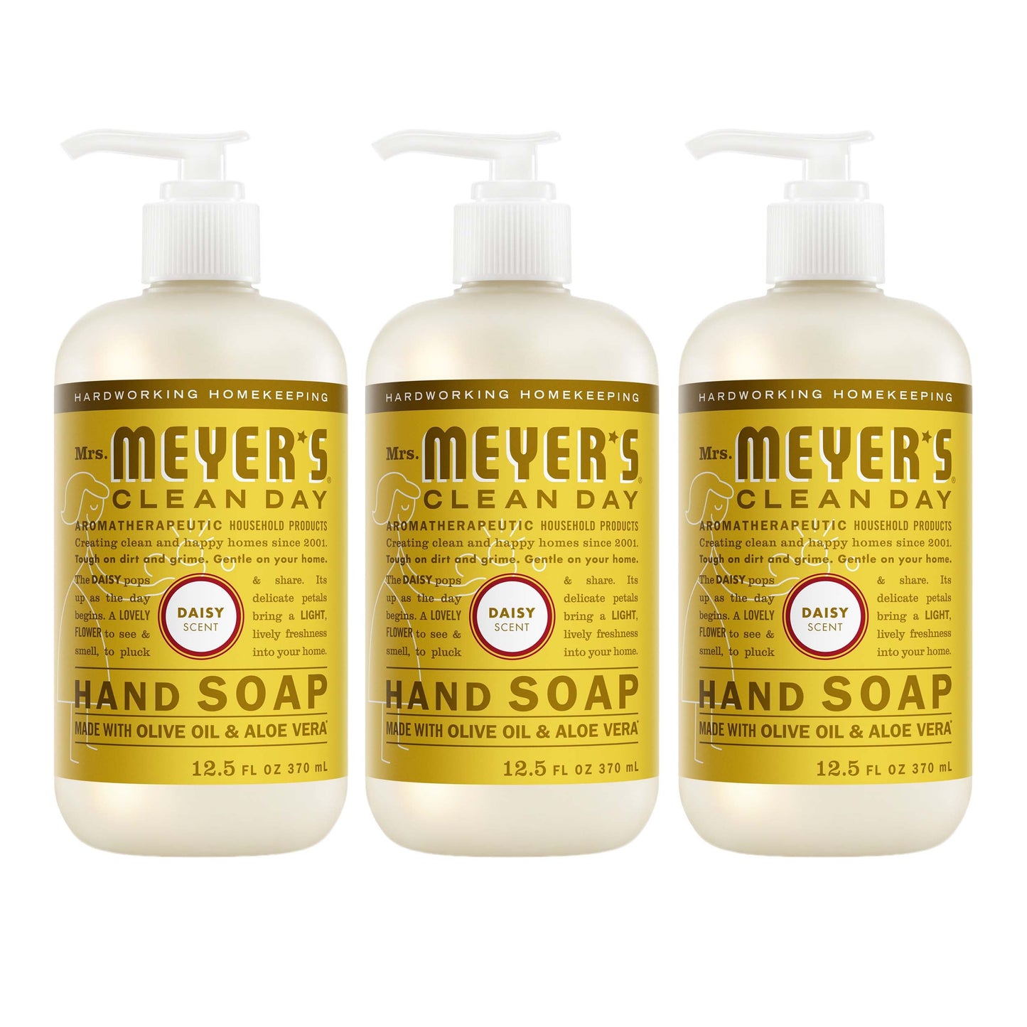 Mrs. Meyer's Daisy 3-Count Liquid Hand Soap Bundle
