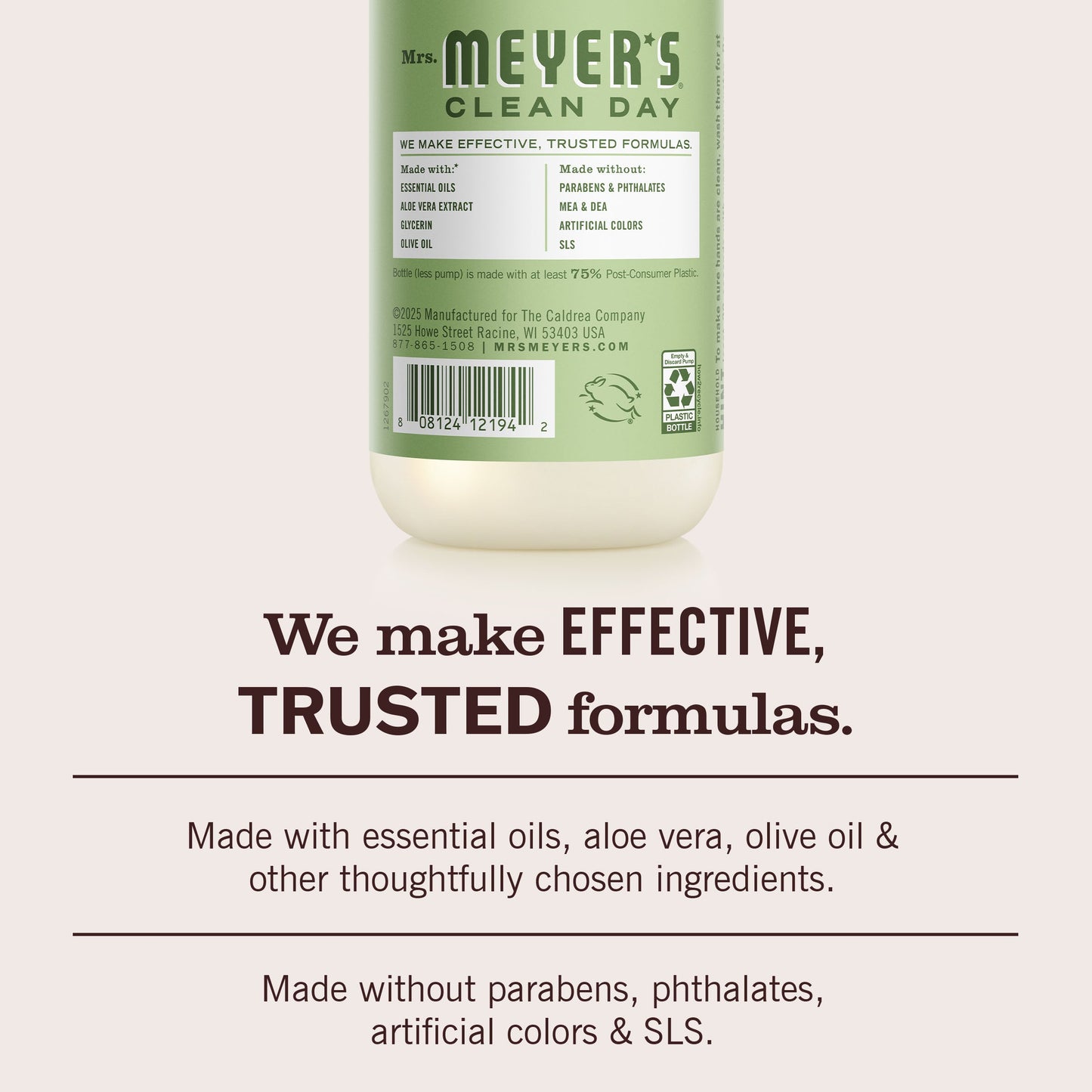 Mrs. Meyer's Watercress Garden-Scented Liquid Hand Soap