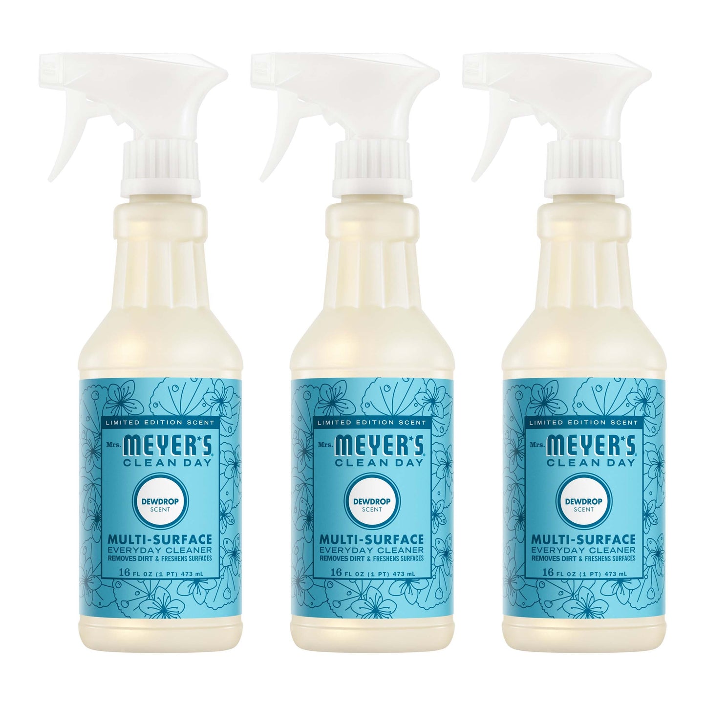 Mrs. Meyer's Dewdrop 3-Count Everyday Multi-Surface Cleaner Bundle