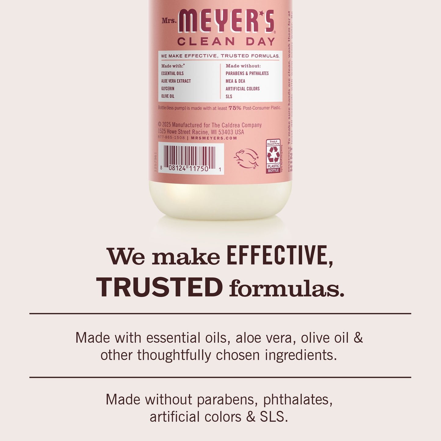 Mrs. Meyer's Rose Garden-Scented Liquid Hand Soap