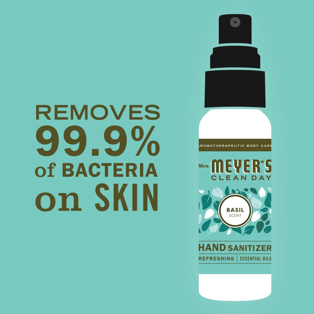 Mrs. Meyer's Basil Rinse-Free Hand Sanitizer