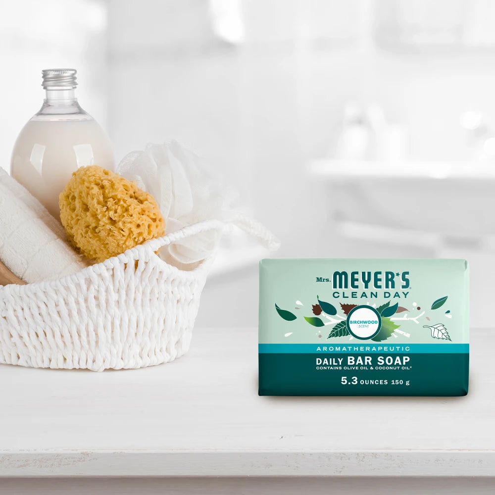 Mrs. Meyer's Birchwood Everyday Bar Soap