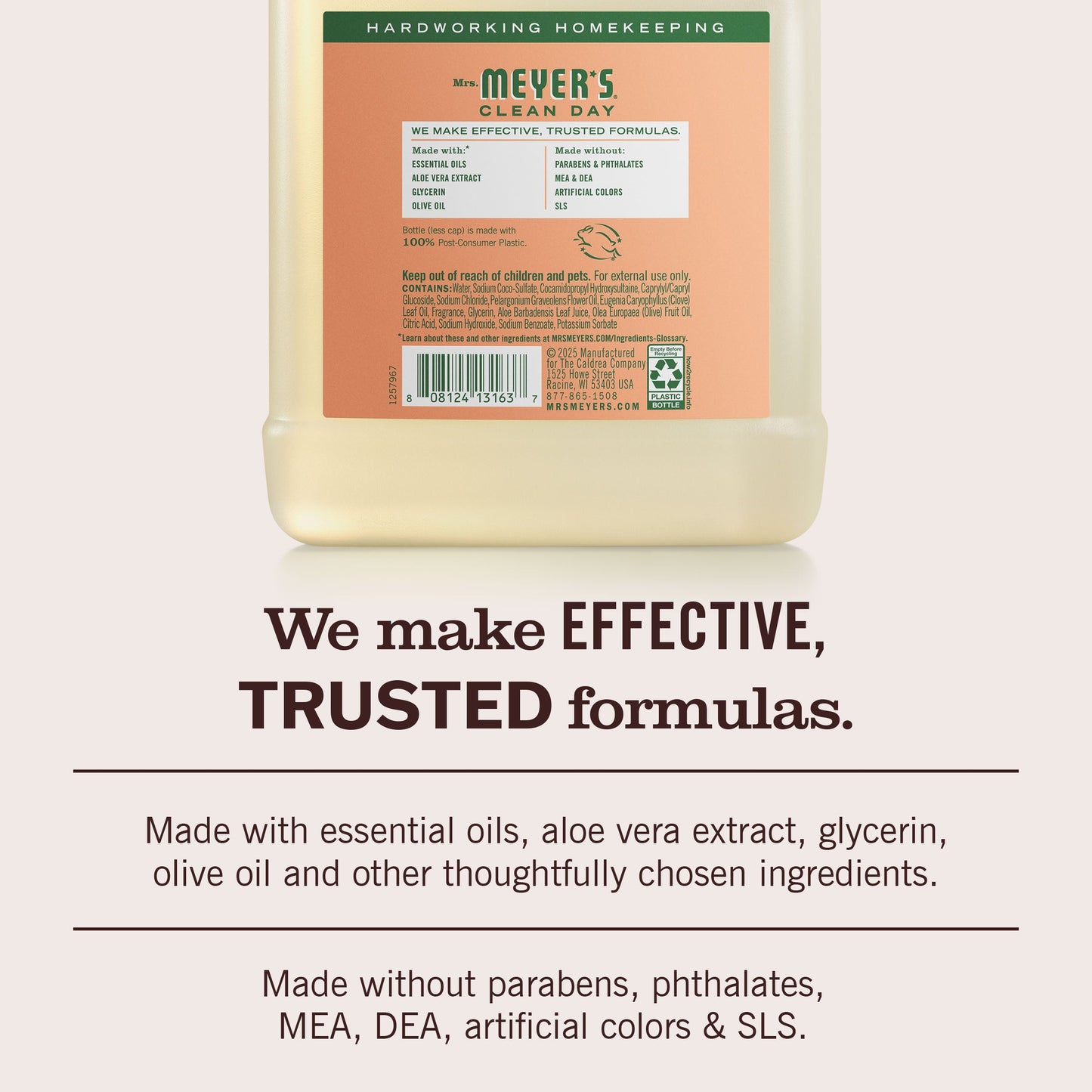 Mrs. Meyer's Geranium Refill for Liquid Hand Soap